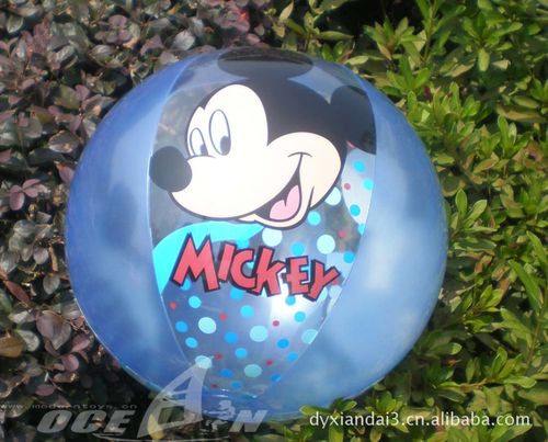 生活日用橡膠制品-供應日本pvc充氣沙灘球產品 球中球 動物球-生活日